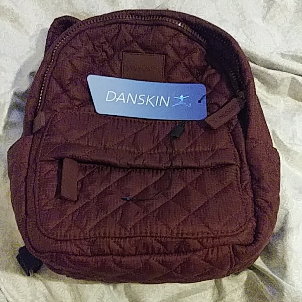 Mini Quilted Backpack Danskin WINE not purple